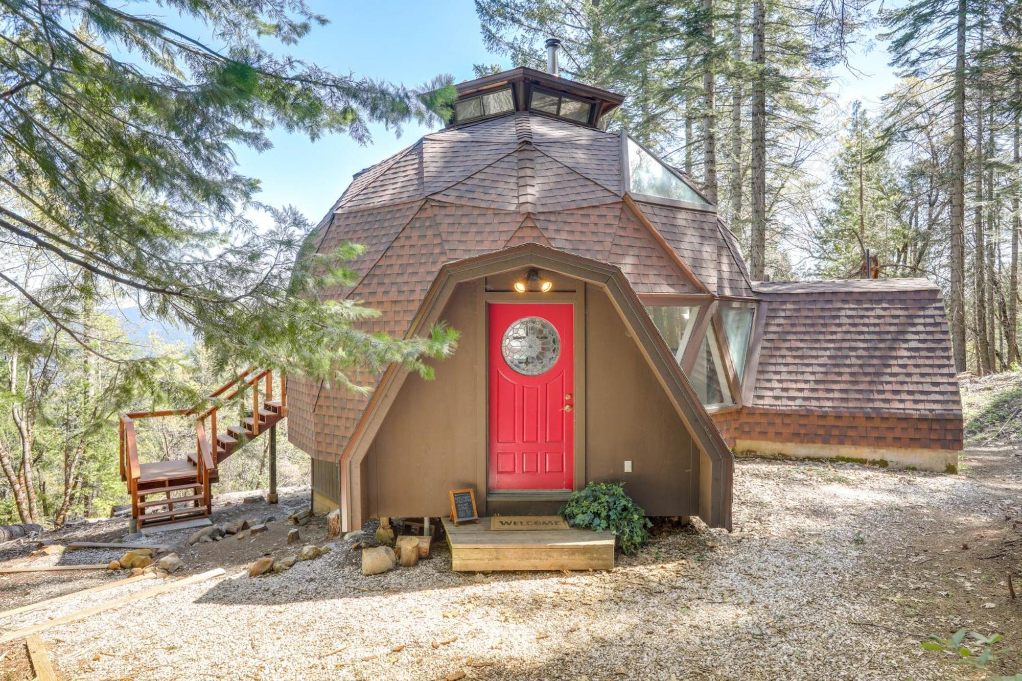 Off-Grid Nevada City Geodesic Dome House With Views! ภายนอก รูปภาพ