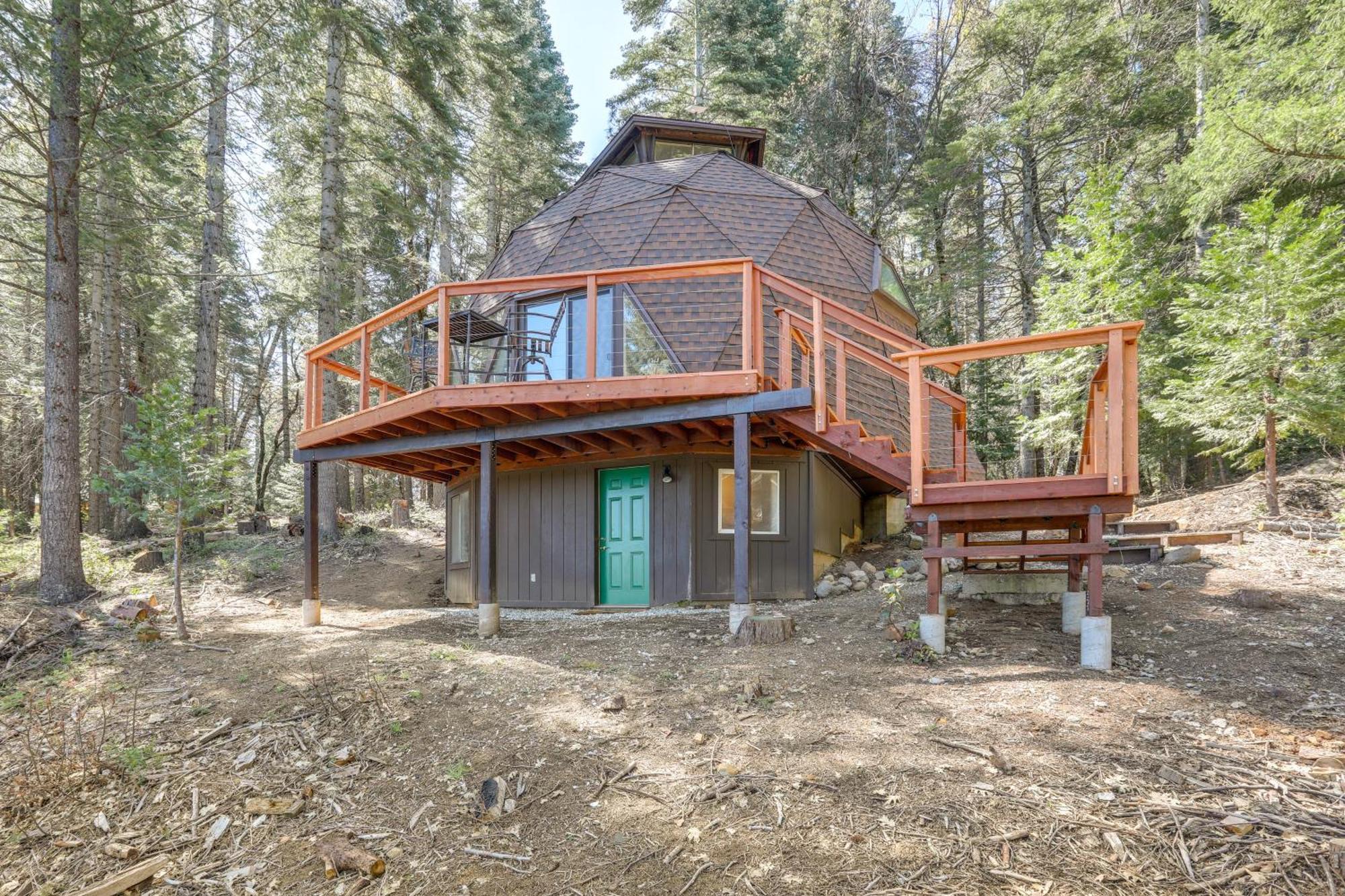 Off-Grid Nevada City Geodesic Dome House With Views! ภายนอก รูปภาพ