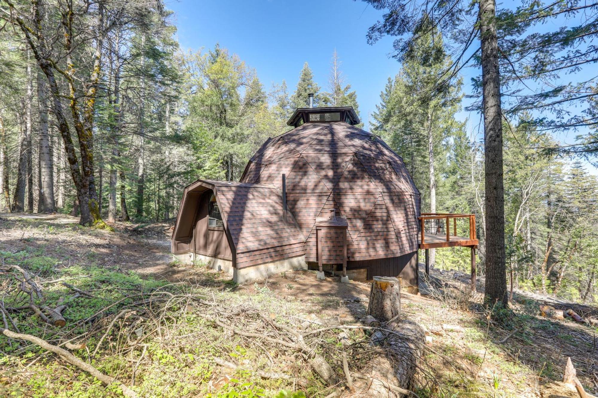 Off-Grid Nevada City Geodesic Dome House With Views! ภายนอก รูปภาพ