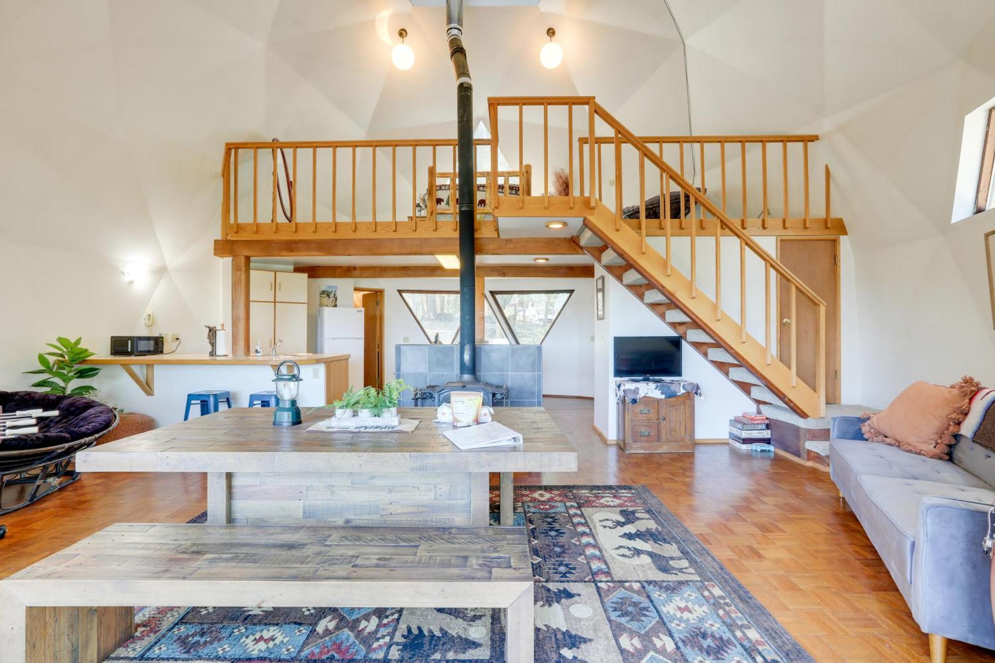 Off-Grid Nevada City Geodesic Dome House With Views! ภายนอก รูปภาพ