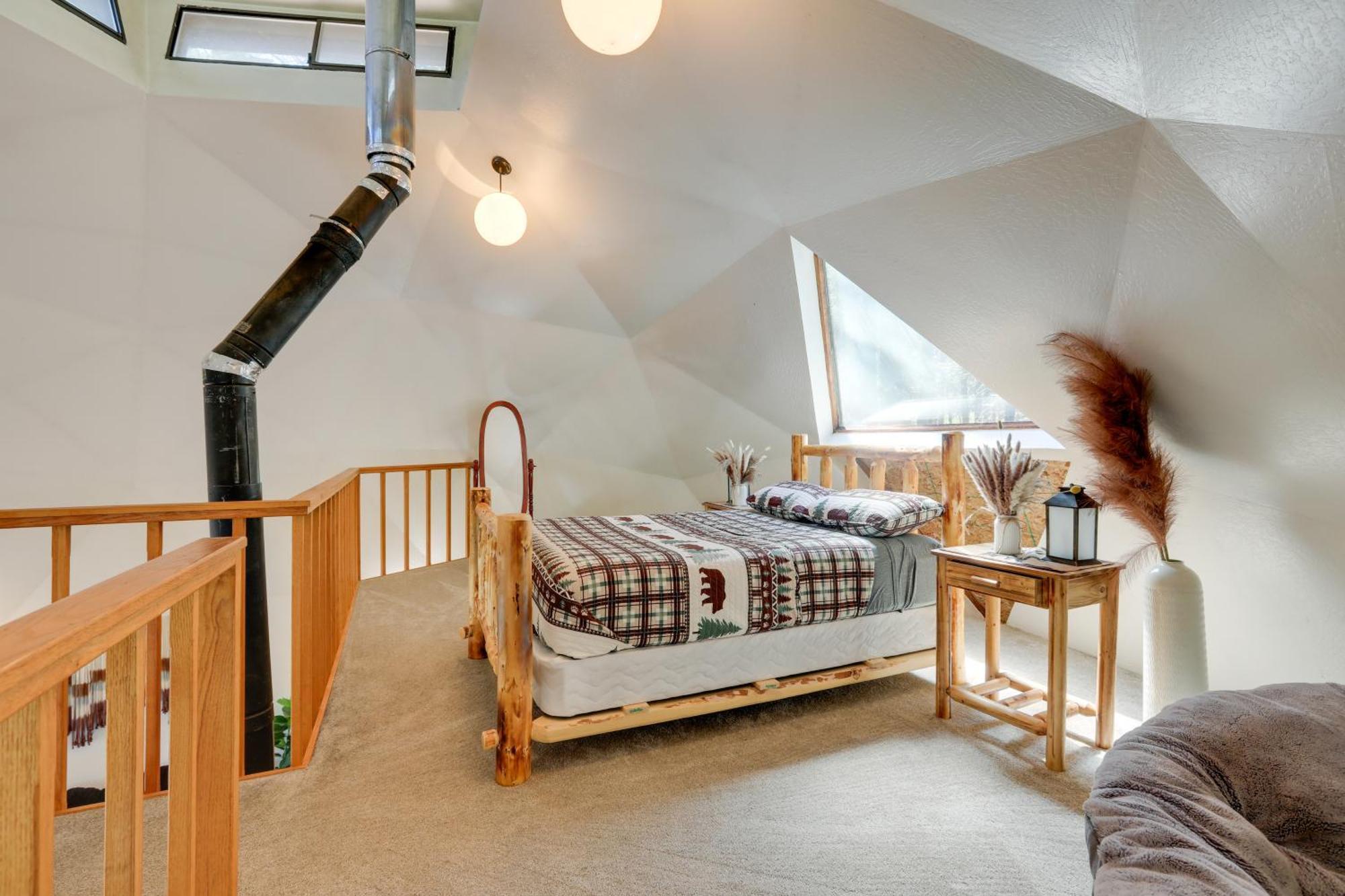 Off-Grid Nevada City Geodesic Dome House With Views! ภายนอก รูปภาพ